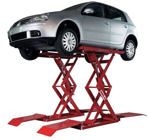 10K Dual Scissor Lift Vehicle Service Pros