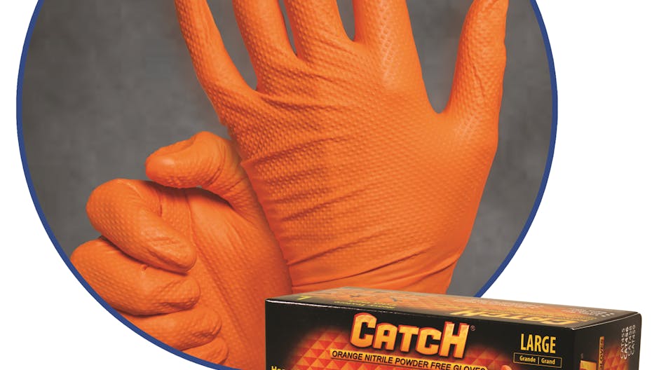 Catch Orange Nitirile Powder Free Gloves