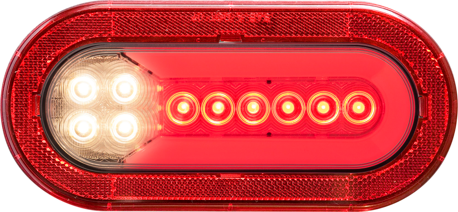 Fusion Glo Light 6 Oval Multi Function Surface Mount Led Lamps