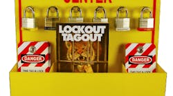 Lockout Station. Lockout stations provide a convenient way to store lockout/tagout devices in one location.