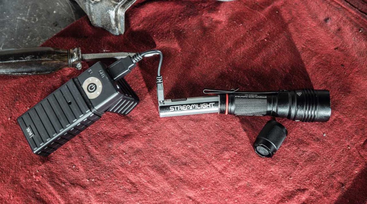 Streamlight&apos;s USB-rechargeable flashlight batteries can be charged with their electronic power unit 5200.