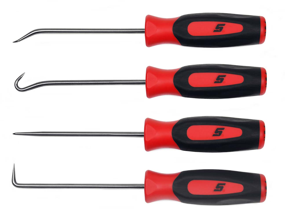4 Pc Soft Grip Miniature Pick Set No Sgasa204cr From Snap On Inc Vehicle Service Pros