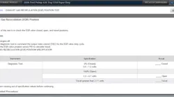 Mitchell 1 provides the specific PID values for an EGR test.