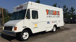 Ten-year independent dealer John Vahrmeyer and his 5-year employee, Matt Rowaan, who brand their trucks “TOOLBOX Automotive Tools and Equipment,’ call on about 750 customers in the Niagara region of Eastern Canada over a two-week rotation.