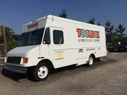 Ten-year independent dealer John Vahrmeyer and his 5-year employee, Matt Rowaan, who brand their trucks “TOOLBOX Automotive Tools and Equipment,’ call on about 750 customers in the Niagara region of Eastern Canada over a two-week rotation.