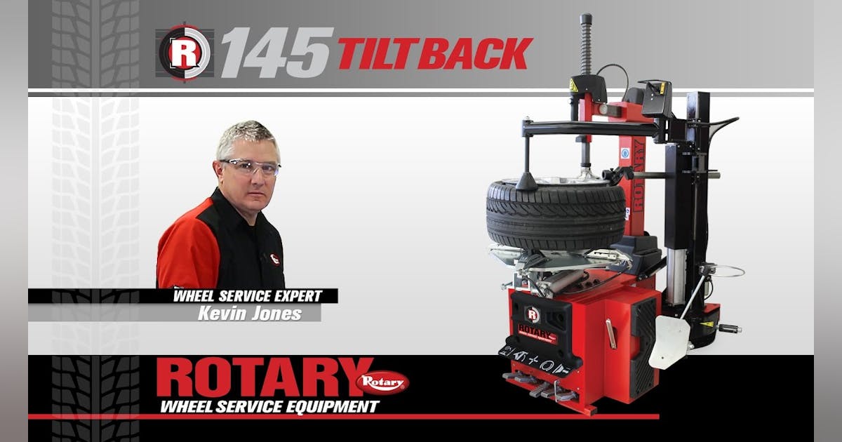 VIDEO: Rotary R145 Tiltback Tire Changer Demo | Vehicle Service Pros