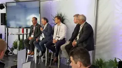 Industry experts gathered to discuss platooning at Michelin's Movin' On event in Montreal in May.