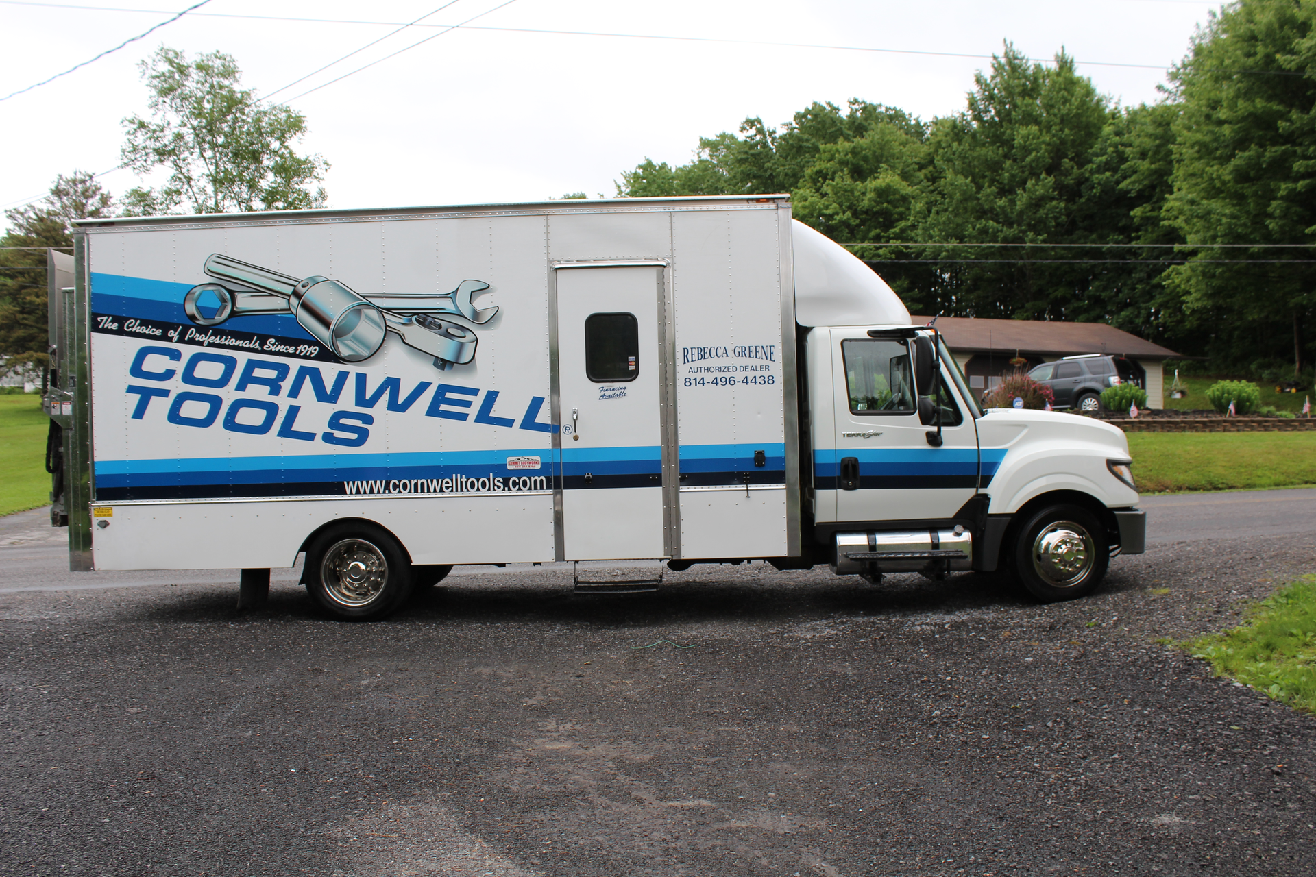 Cornwell Tools&rsquo; Rebecca Greene drives an International Terrastar that she acquired through Translease.