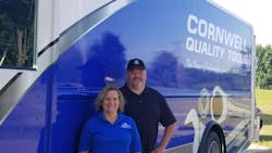 Mark and Malissa share the same route, driving an every-other-week schedule. Mark and Malissa share the same route, driving an every-other-week schedule.