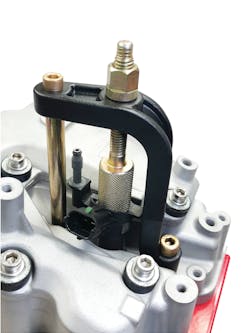 The SP Tools Injector Puller Kit, No. 16400, is designed to remove diesel injectors on 2011-2016 GM pickup trucks equipped with the Duramax LML engine. The SP Tools Injector Puller Kit, No. 16400, is designed to remove diesel injectors on 2011-2016 GM pickup trucks equipped with the Duramax LML engine.