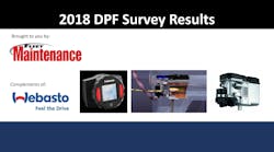 Fm Dpf Survey Presentation Sponsored By Webasto July 2018 Page 01 Fm Dpf Survey Presentation Sponsored By Webasto July 2018 Page 01
