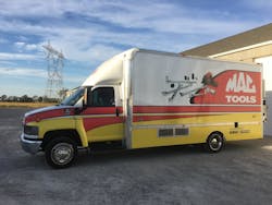 Teets drives a mixed route in his 18’ Chevrolet C5500, partially urban and partially rural. Teets drives a mixed route in his 18’ Chevrolet C5500, partially urban and partially rural.