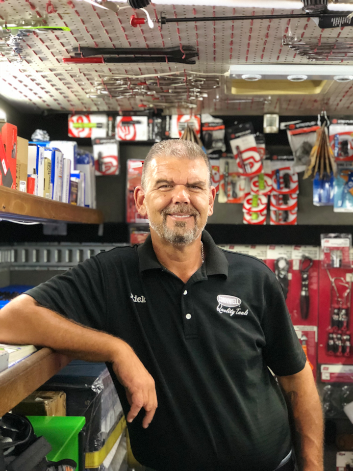Virginia-based Cornwell Tools dealer Rick Brown was the first Cornwell dealer to hit the million-dollar mark.