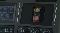 Intellipark Buttons Illuminated On A Vehicle Dash
