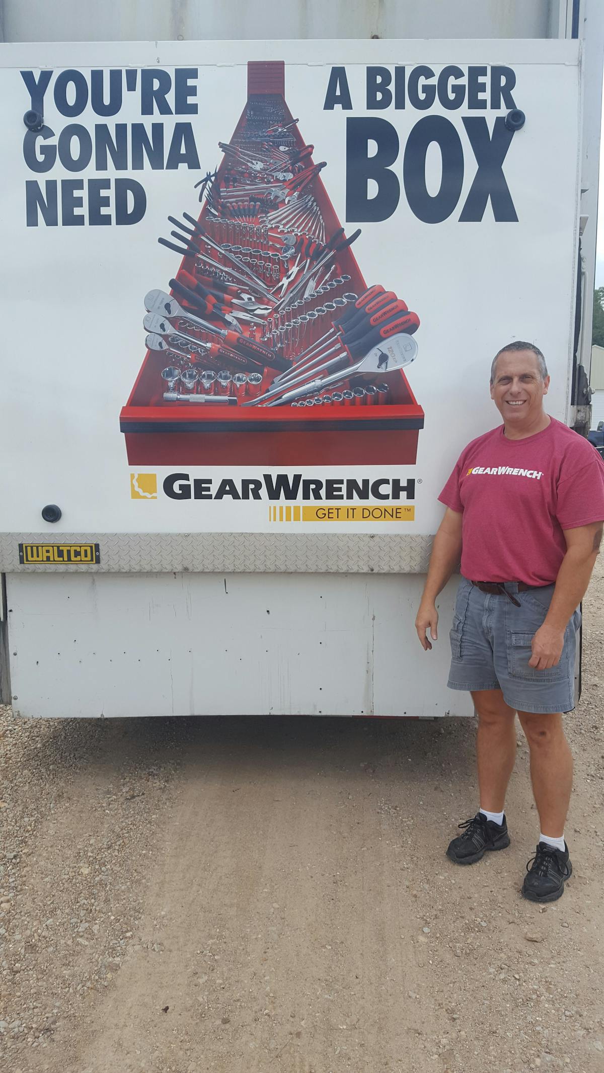 Independent Distributor and GearWrench Street Team member Tim James of Jackson, Tennessee. James has been a Street Team member since 2016.