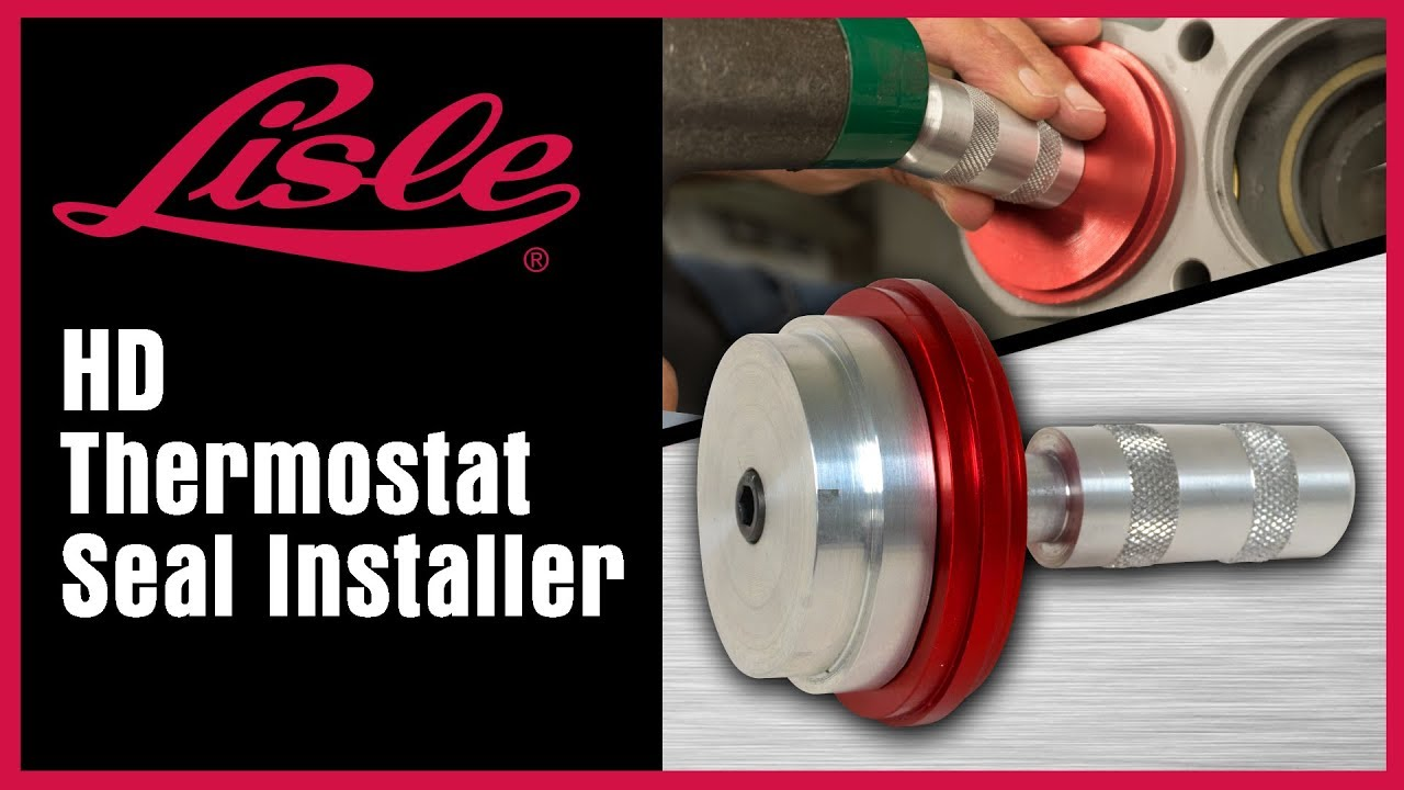 VIDEO Lisle Heavy Duty Thermostat Seal Installer, No. 35650 Vehicle Service Pros