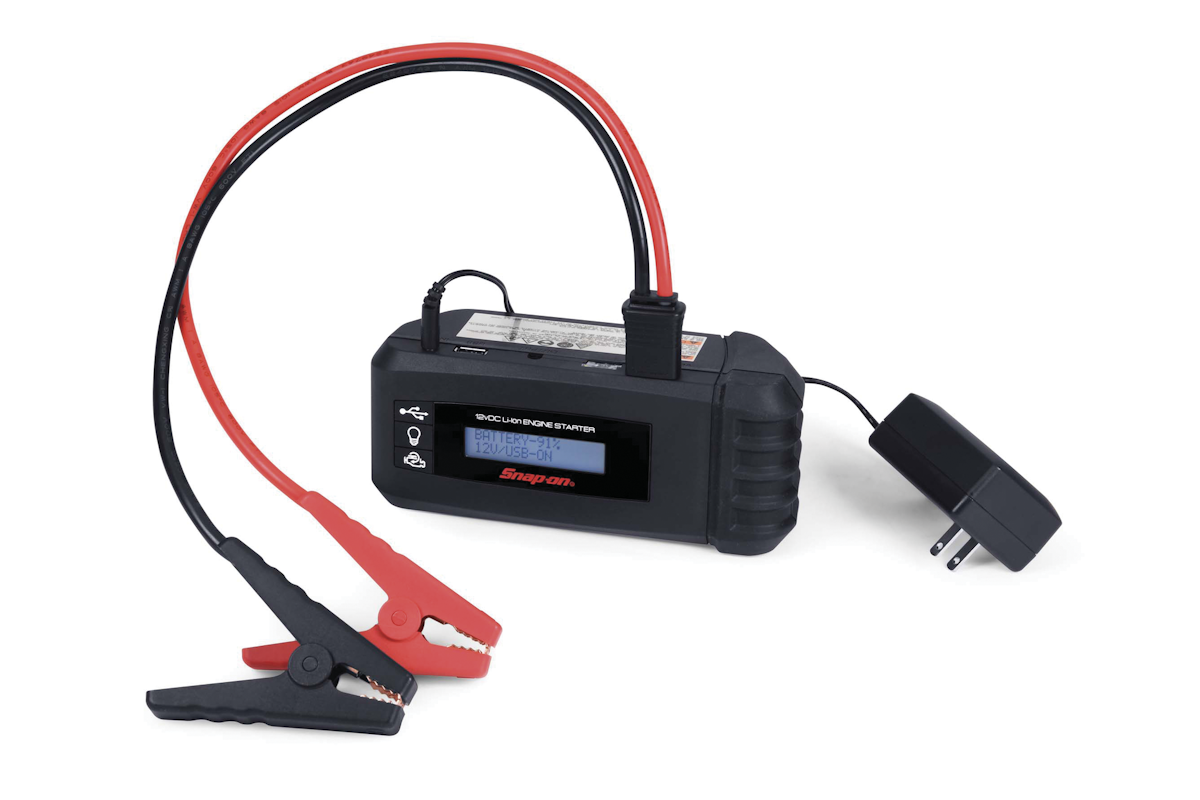 12V LiIon Compact Engine Starter/USB Charger and Light, No. EEJP201MBK