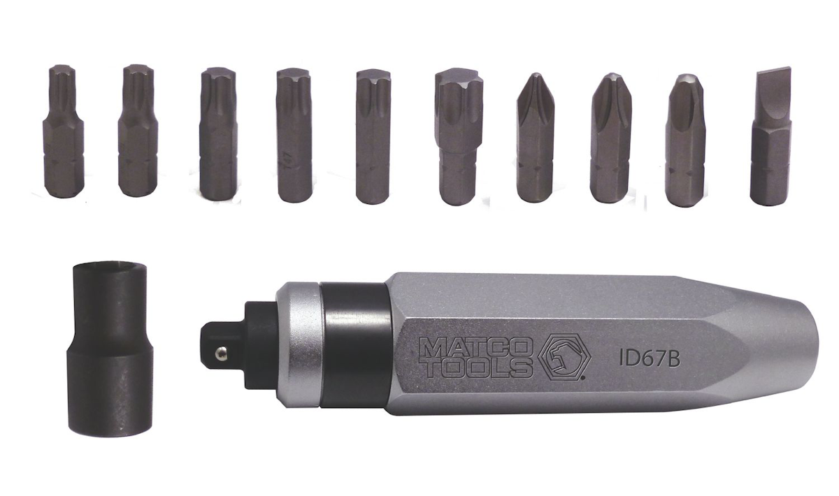 12pc Hand Impact Driver Set, No. SID12PBA From Matco Tools Vehicle