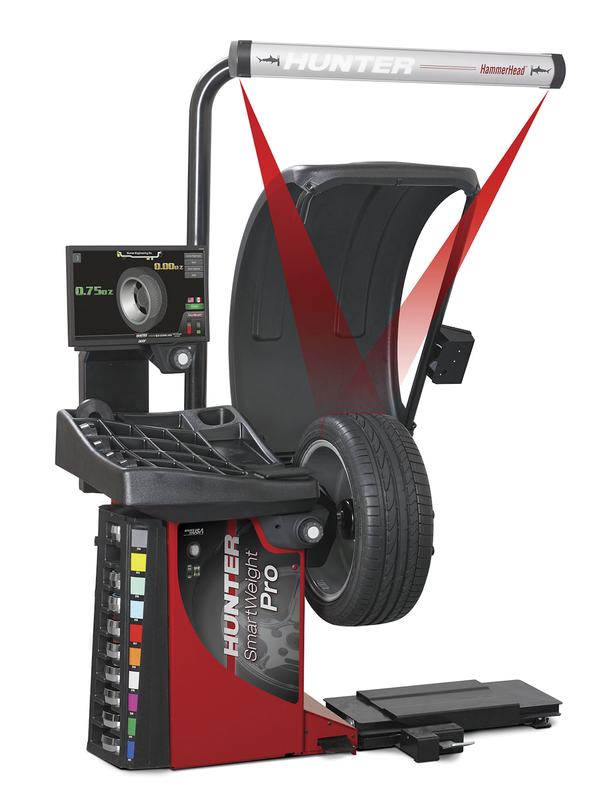 SmartWeight Pro Wheel Balancer From Hunter Engineering Company