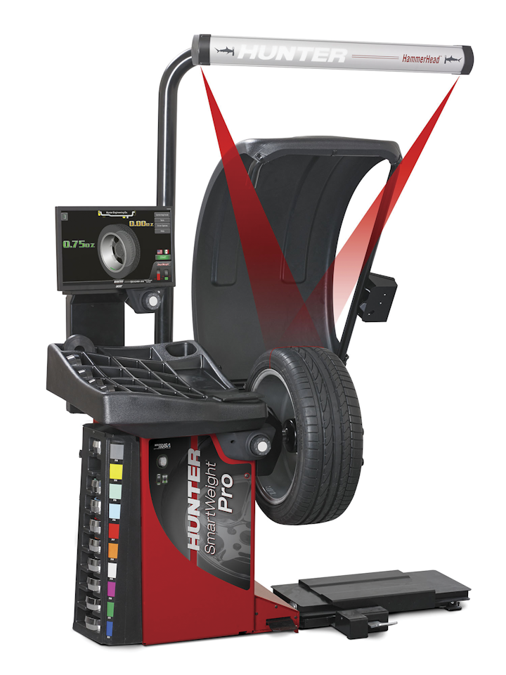 Smartweight Pro Wheel Balancer From Hunter Engineering Company Vehicle Service Pros