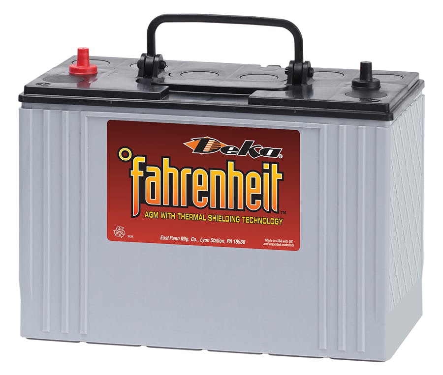 Batteries such as East Penn&rsquo;s Fahrenheit battery are suitable for use in high-temperature conditions.
