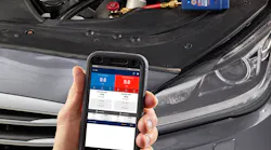 More A/C service and repair tools are moving from analog to digital to help provide technicians with faster and more accurate data, such as this ManTooth Wireless Pressure Temperature Gauge Automotive Kit from Yellow Jacket.
