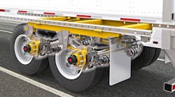 “When using a mechanical suspension, ride height will change between a loaded and unloaded condition,” says SAF Holland's Bryan Redeker. “When using a mechanical suspension, ride height will change between a loaded and unloaded condition,” says SAF Holland's Bryan Redeker.