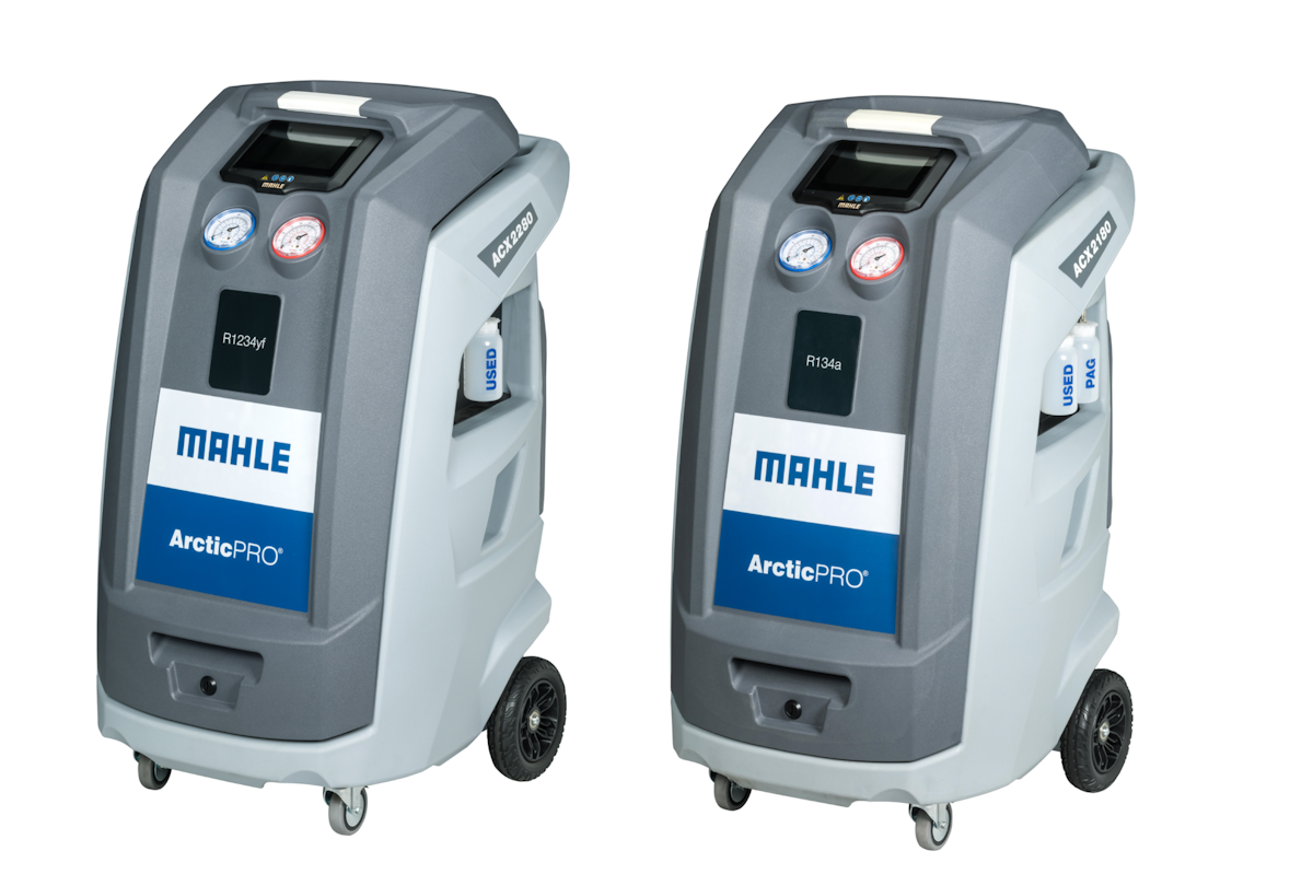 Arcticpro R 1234yf And R 134a Refrigerant Handling Systems No Axc2280 And Axc2180 From Mahle Service Solutions Vehicle Service Pros