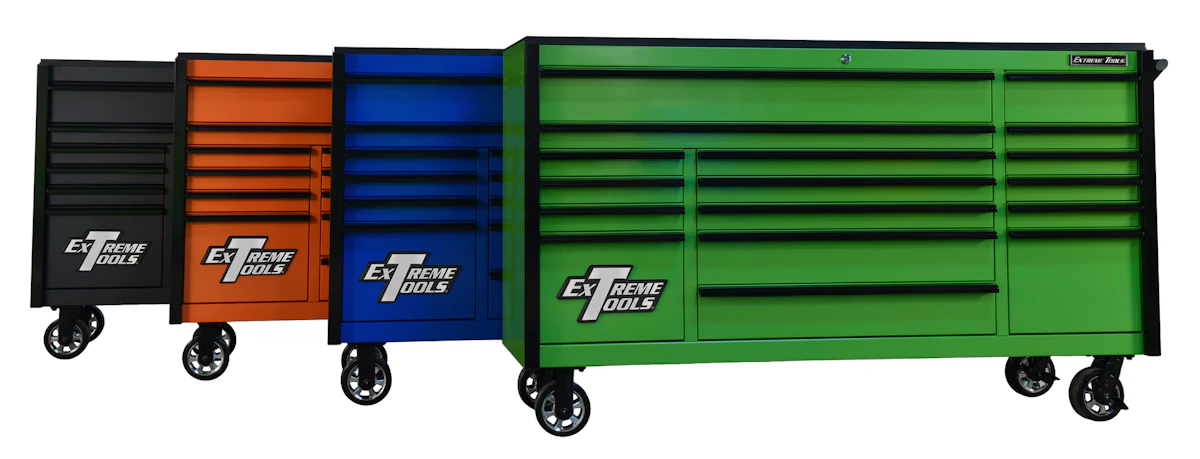 Dx Series 72 17 Drawer Roller Cabinet No Dx722117rc From Extreme Tools Inc Vehicle Service Pros