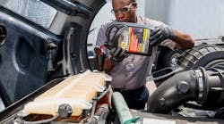 Coolant can come pre-diluted or concentrated. Pre-diluted coolant has already been mixed with water and can be added directly to the system. Concentrated coolant should be mixed at a 50-50 ratio with distilled water before adding to the system. Coolant can come pre-diluted or concentrated. Pre-diluted coolant has already been mixed with water and can be added directly to the system. Concentrated coolant should be mixed at a 50-50 ratio with distilled water before adding to the system.