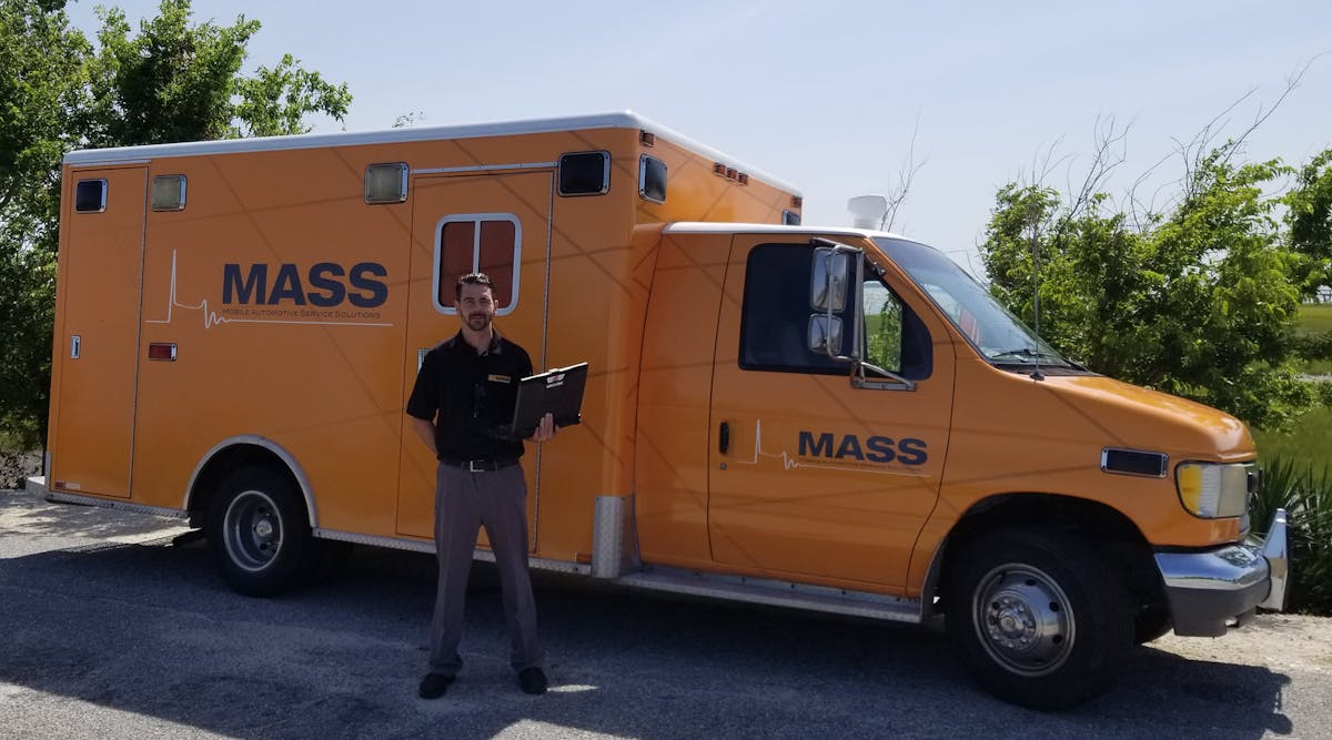 This IDI diesel-powered E350 is a completely portable toolbox that this mobile diagnostician custom-built to support his business.