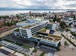 The ZF Forum in Friedrichshafen, Germany is the headquarters of ZF Friedrichshafen AG.