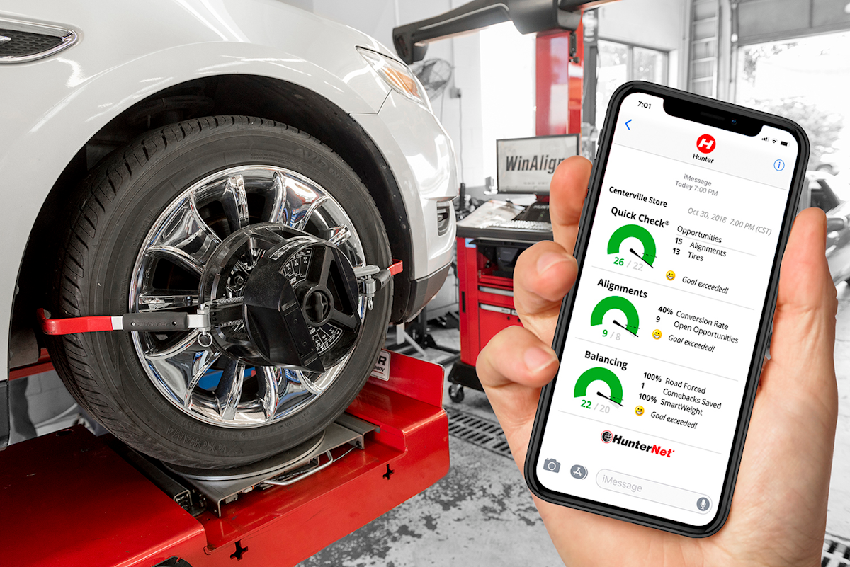 Hunter Engineering Introduces Push Reports For Hawkeye Elite