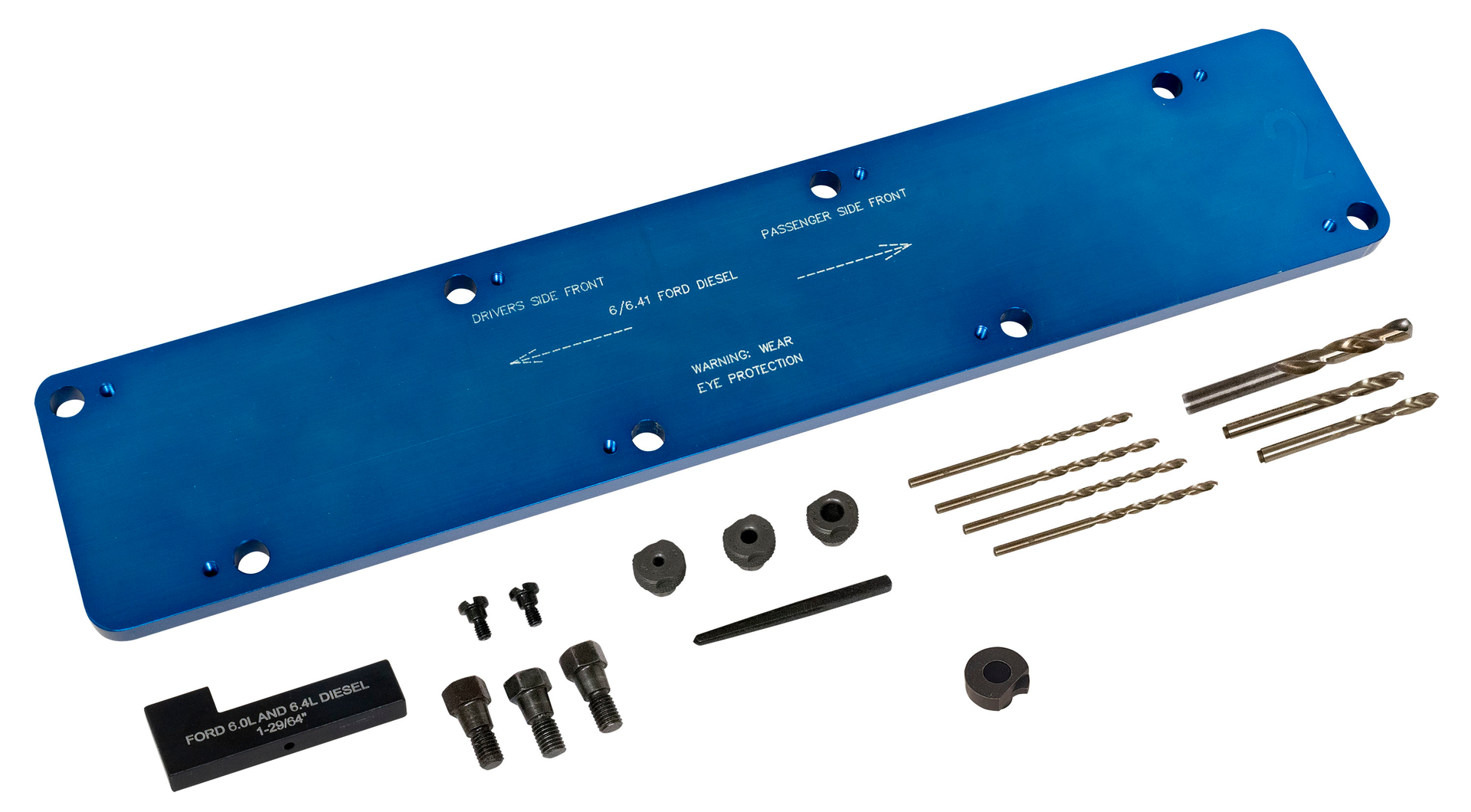 Manifold drill template, No. 71350 Vehicle Service Pros