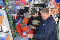 Chuck Collins, mobile dealer, Cornwell Quality Tools Chuck Collins, mobile dealer, Cornwell Quality Tools