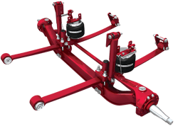 Hendrickson's Zero Maintenance Damping (ZMD) system reduces the number of maintenance items by removing the shock absorbers and designing the suspension damping function into the air spring. Hendrickson's Zero Maintenance Damping (ZMD) system reduces the number of maintenance items by removing the shock absorbers and designing the suspension damping function into the air spring.