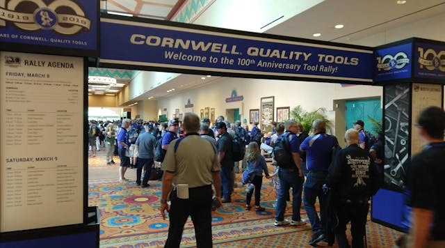 The entrance to the 2019 Cornwell Tools National Rally at Disney&rsquo;s Coronado Springs Resort in Orlando.