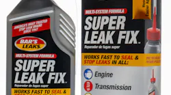 Super Leak Fix is a multi-system formula that quickly seals, stops, and prevents leaks in all engine oil, transmission, power steering, hydraulic and differential axle, and gear systems.