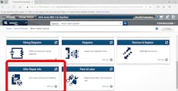 Mitchell ProDemand After Repair Information shows what is necessary to test and validate ADAS Mitchell ProDemand After Repair Information shows what is necessary to test and validate ADAS