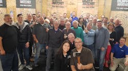 NATS 2019 group at the axe throwing competition. NATS 2019 group at the axe throwing competition.