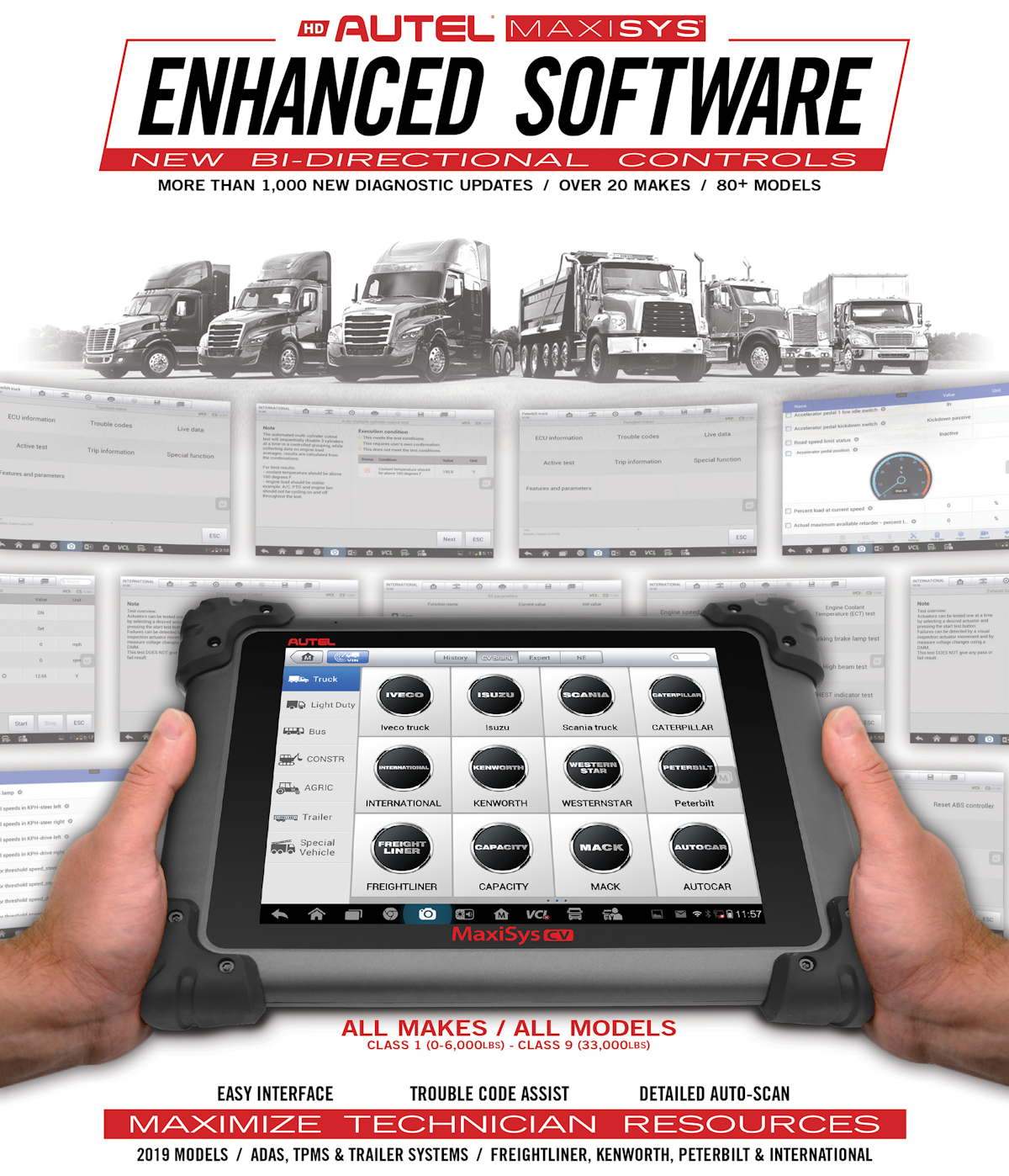 Autel Releases Enhanced Maxisys Software Vehicle Service Pros