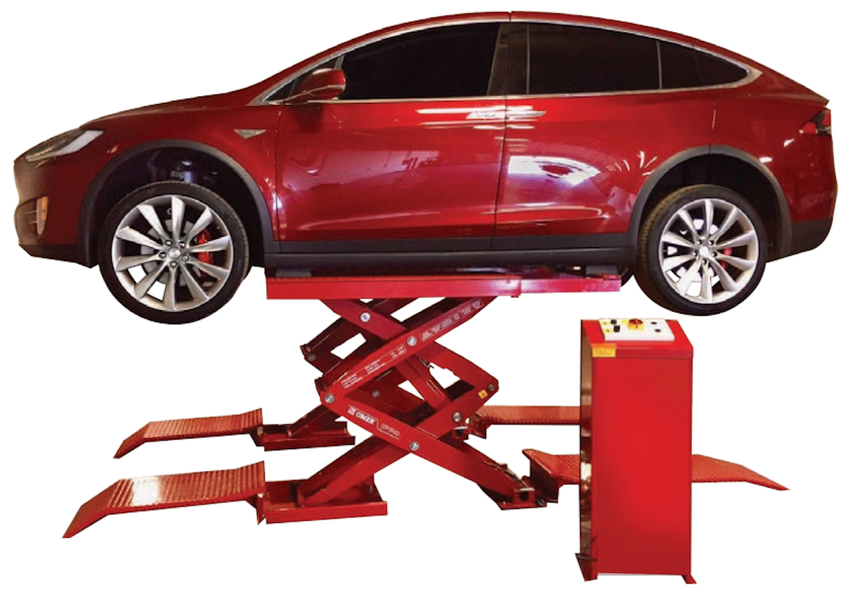 Ippo Double Scissor Lift From Omer Usa Inc Vehicle Service Pros