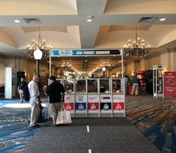 In the hall outside of ISN's Tool Deal Expo many new products were on display. In the hall outside of ISN's Tool Deal Expo many new products were on display.