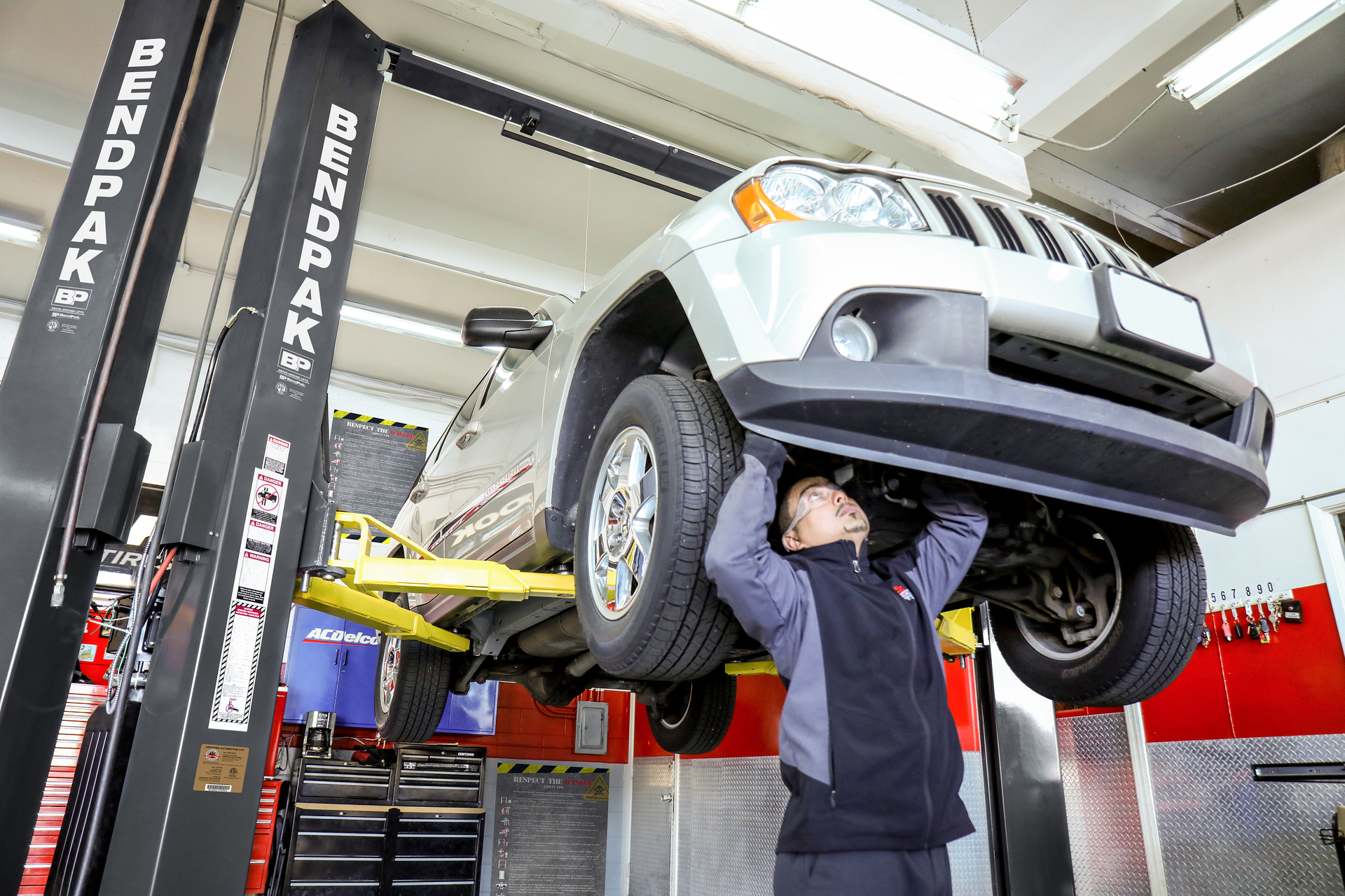 Using ALI certified lift accessories can help ensure shop safety.