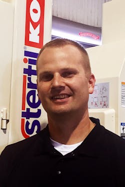 Tim Kerr, product manager, Stertil-Koni. Tim Kerr, product manager, Stertil-Koni.