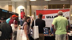 Ullman interacting with customers at their booth during the ISN Tool Dealer Expo 2019.