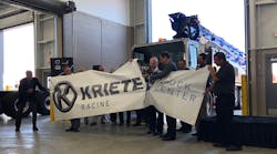 Mack Trucks dealer Kriete Truck Centers invested $6 million in a new building at its Racine, Wisconsin location, doubling the amount of service bays at the facility. The Mack Certified Uptime Dealer location will also add a mezzanine in October to double its parts warehouse capacity.