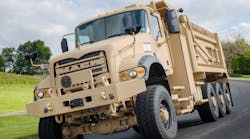 Mack Defense partnered with Truck-Lite Co., LLC to provide lighting systems for the M917A3 heavy dump truck that withstands the harsh environments of defense operations.