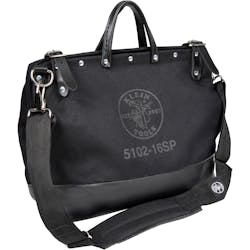 Deluxe Black Canvas Tool Bag, No. 5102-16SPBLK