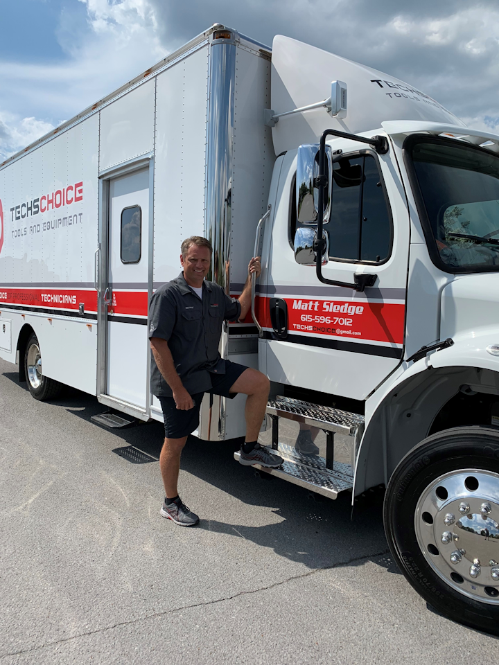 Matt Sledge has been an independent mobile tool dealer since 2010, but this September will mark his 19th year selling tools overall.